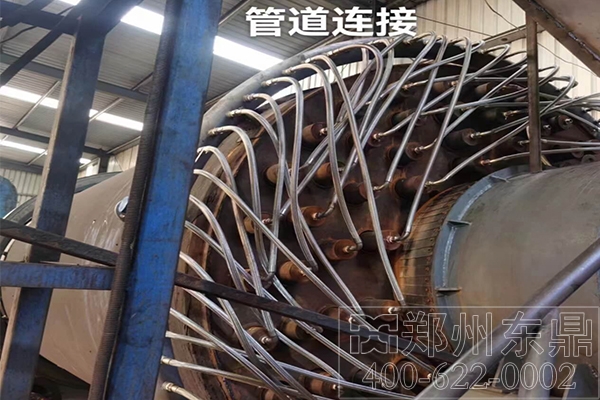 蒸汽煤泥烘干機(jī)安裝實(shí)拍現(xiàn)場